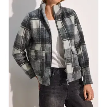 Dámský kabát Cecil bunda (Dámský károvaný kabátek značky Cecil)