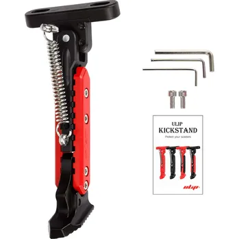 Motorová koloběžka V2 černo-červený nastavitelný hliníkový stojan pro elektrické koloběžky Xiaomi a Segway Ninebot