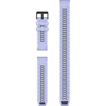 Řemínek na hodinky Garmin řemínek QuickFit 26, silikonový, Blueberry (3-dílná potápěčská sada)