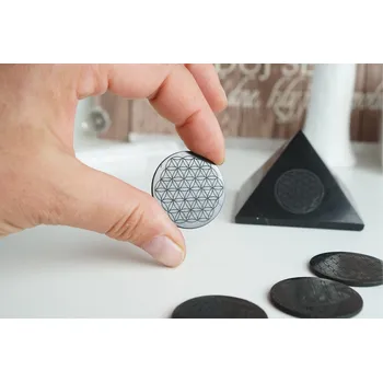 Destička ze Šungitu - Květ života