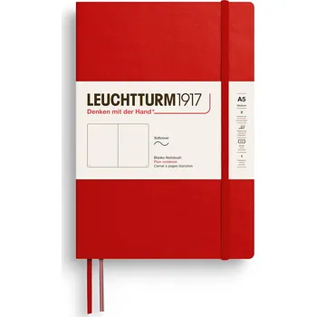 Zápisník Leuchtturm1917 čistý zápisník Softcover A5, Cherry