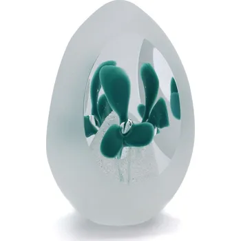 Artcristal Bohemia Broušené těžítko trojbrus - dekor 04 Barva: Tyrkysová, Výška: 7 cm