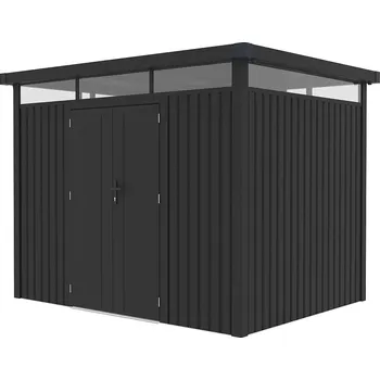 Zahradní domek plechový domek LANITPLAST MARBURG 108 ANTRACIT - V213