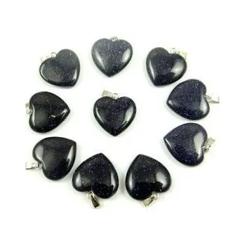 Přívěsek Prosperk Přívěsek srdíčko minerál Syntetický Měsíční kámen S1763