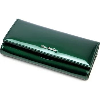 Peněženka Značková kožená dámská peněženka Pierre Cardin zelená (GDPN423)