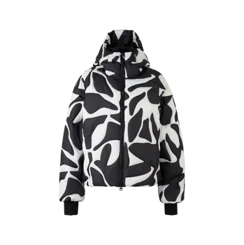 Dámská bunda Dámská lyžařská bunda Valeria v černé/bílé barvě 40