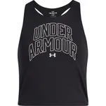 Dívčí tílko Under Armour MOTION BRANDED TANK YSM Černá, Bílá