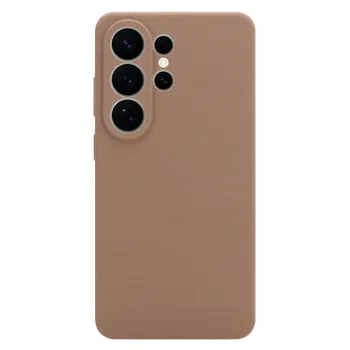 Pouzdro na mobilní telefon Tactical silikonový kryt na Samsung Beaver-Hnědá / Samsung Galaxy S26 Ultra