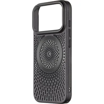 Pouzdro na mobilní telefon Pevný MagSafe kryt na iPhone se vzorem OBAL:ME Float-Černá / iPhone 17 Pro