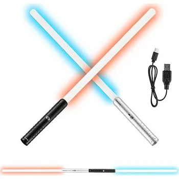 Dětská zbraň VEVOR Světelné meče RGB, 2 ks, 12 barev, 99 cm