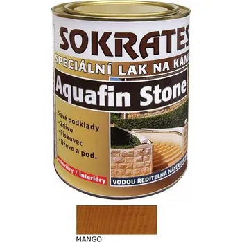 Lak na dřevo SOKRATES Aquafin Stone 0,7Kg lazura odstín Mango