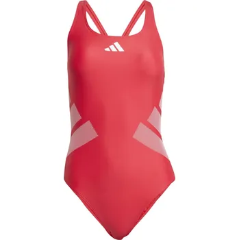 Dámské oblečení Dámské Jednodílné plavky ADIDAS BB CBCK SUIT KC5663 – Červená 32