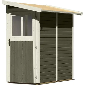 Zahradní domek dřevěný domek KARIBU GÖRLITZ (38747) terragrau