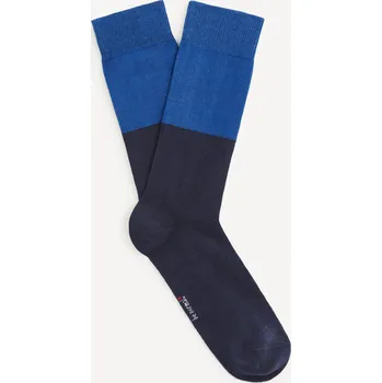 Celio Vysoké bavlněné ponožky 1105476 Modrá TU