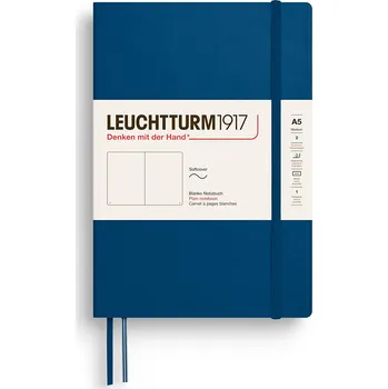 Zápisník Leuchtturm1917 linkovaný zápisník Softcover A5, Indigo