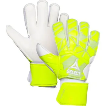 Fotbal Dětské brankářské rukavice Select GK GLOVES 44 FLEXI SOFT V24 4 Žlutá, Šedá, Bílá