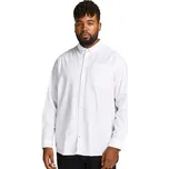 Pánská hladká košile Jack & Jones s dlouhým rukávem 12190444 bílá (8XL)