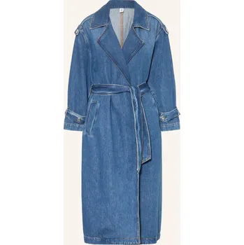 Dámský kabát Liu Jo Dámský Džínový Trenčkot, modrá, 38
