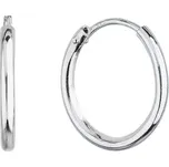 Stříbrné náušnice kruhy 61001