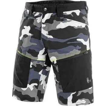 Pánské kraťasy Kraťasy CXS DIXON, pánské, šedo - bílé (maskáč), vel. L