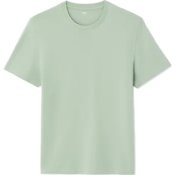 Pánské tričko Celio Bavlněné tričko Tebase 1188517 Zelená S