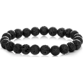 Náramek Prosperk Náramek z minerálů - Lávový kámen S2164