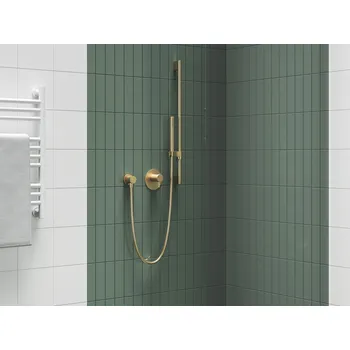 Vodovodní baterie ES 062.60GLB.O1 Podomítková baterie 1-cestná s tělesem, zlato kartáčované