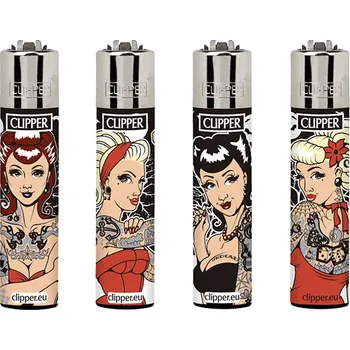 Zapalovač Zapalovač Clipper Classic Large CP11RH Rockability Pinups