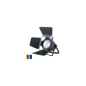 Divadelní LED PAR s klapkami, 100 W COB RGB 3in1, DMX