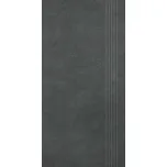 Schodovka Rako Extra černá 30x60 cm mat DCPSE725.1 167710077