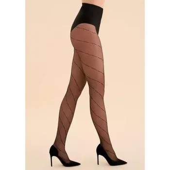 Dámské punčochy Dámské punčocháče Moana 562 GABRIELLA černá L