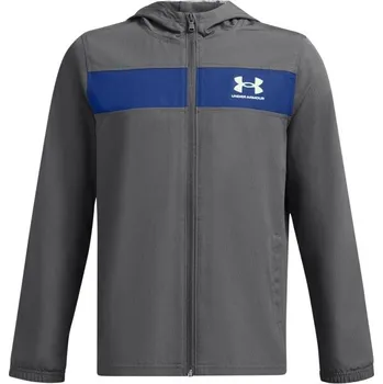 Chlapecká bunda Chlapecká bunda Under Armour SPORTSTYLE WINDBREAKER YSM Tmavě šedá, Modrá, Bílá