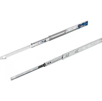 Nábytkové kování Teleskopické lišty ocelové pro montáž s dosednutím, plný výsuv, nosnost do 35 kg K1573.0450