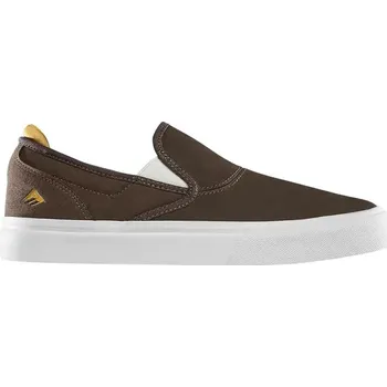 Pánská obuv boty EMERICA Wino G6 Slip-On BROWN/TAN velikost bot 44