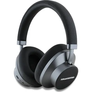 Sluchátka Karl Lagerfeld Saffiano Metal Logo ANC/ENC Bezdrátová Sluchátka-Černá / Bezdrátová