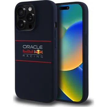 Pouzdro na mobilní telefon Red Bull MagSafe silikonový kryt na iPhone – Horizontal Logo-Námořnická modrá / iPhone 14 Pro