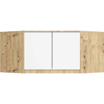 Šatní skříň Nástavec na rohovou šatní skříň CLP 100 cm dub artisan/bílý