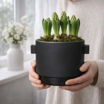 Květináč Wikholm Form Květináč Rachel černý M