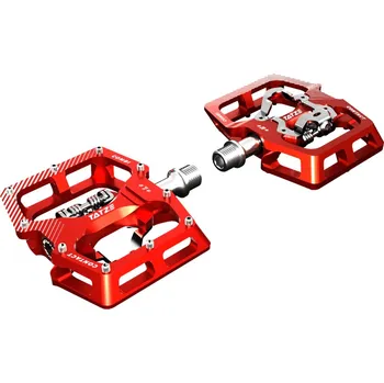 Pedál na kolo Tatze Contact Combi - red uni