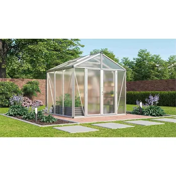 Skleník skleník VITAVIA ZEUS COMFORT 6200 PC 16 mm stříbrný