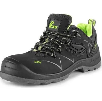 Pracovní obuv Obuv polobotka CXS Universe Comet S3 černo-zelená, vel. 45