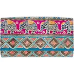 Dámská kožená peněženka Woman Indie tyrkysová 19 x 10 cm