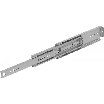 Nábytkové kování Teleskopické lišty, ocelové, pro boční montáž, plný výsuv, nosnost do 272 kg K1720.0813