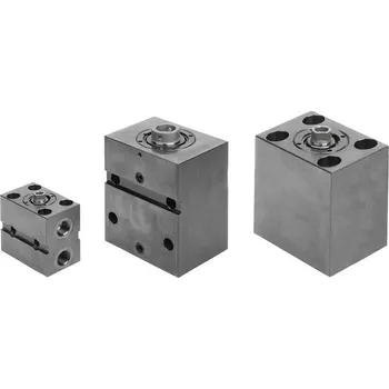 dílenský stroj Blokový hydraulický válec s kovovým stěračem, dvojčinný / jednočinný s návratem pomocí pružiny K1859.405012021