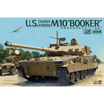 Plastikový model U.S. Combat Vehicle M10 Booker - Magic Factory 2008