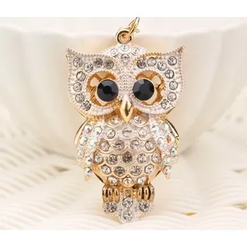 Fashion Jewelry Luxusní přívěsek na klíče, kabelku Sova