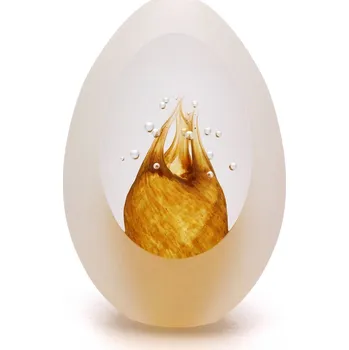 Artcristal Bohemia Broušené těžítko - dekor 02 Barva: Zlatý topaz, Výška: 7 cm