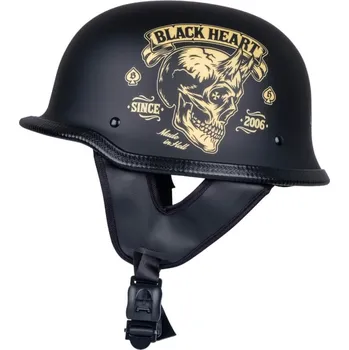 Helma na motorku WTEC BLACK HEART Moto přilba W-TEC Black Heart Feldberg Barva: Černá, Velikost: XL