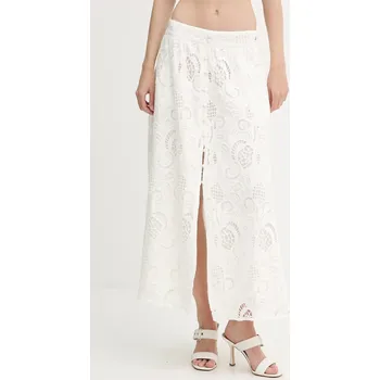 Dámská sukně Bavlněná sukně Guess DOMITILLE W5GD63.WH521 béžová 01X, vel. S