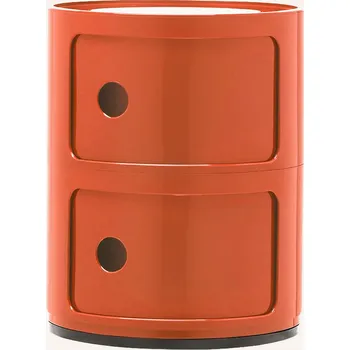 Konferenční stolek Kartell Odkládací Stolek Componibili, oranžová